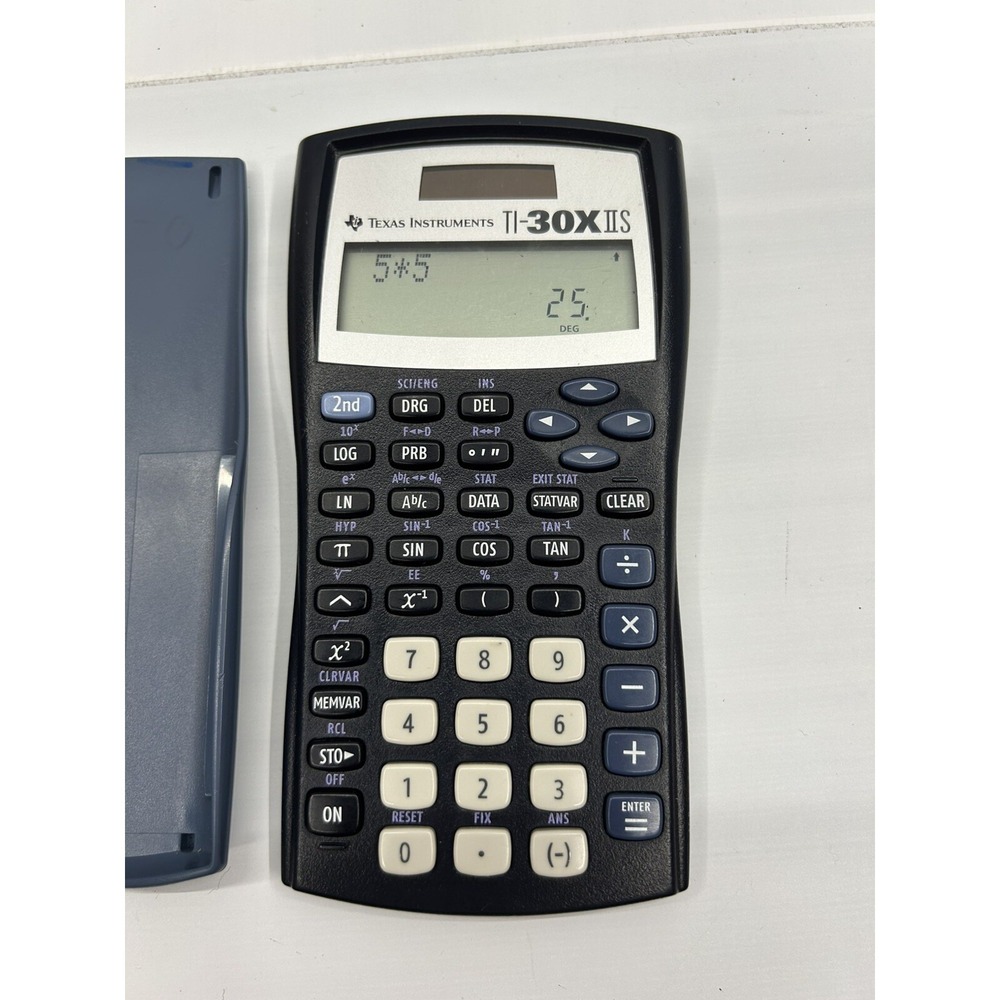 Texas Instruments Scientific Calculator Ti-30x IIS Solar‎ Black